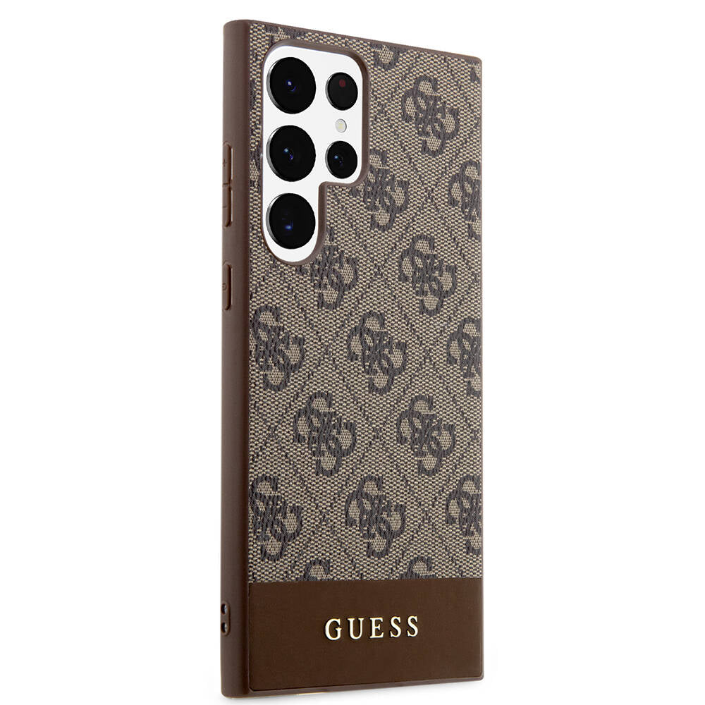 Guess Galaxy S24 Ultra Orjinal Lisanslı PU Deri Şerit Logo Dizaynlı Kılıf Guess Galaxy S24 Ultra Orjinal Lisanslı PU Deri Şerit Logo Dizaynlı Kılıf